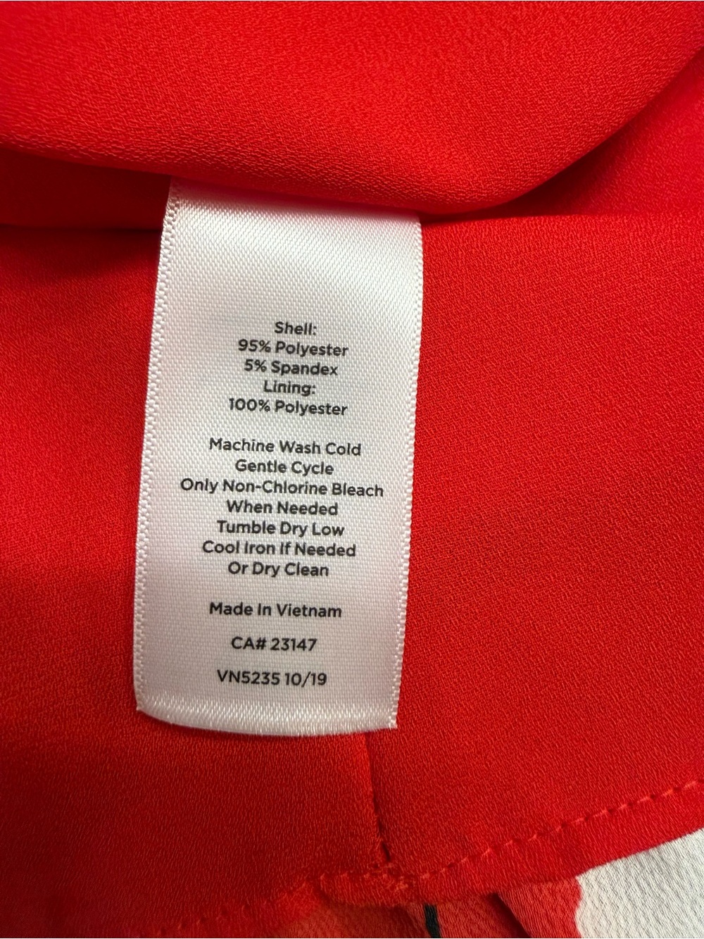 Talbots Red Floral Midi Dress - Picture 5 of 5